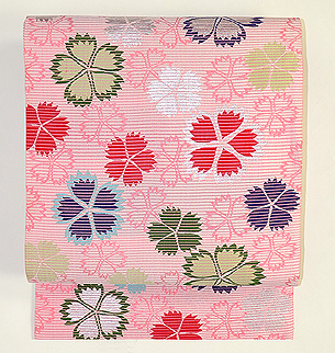 撫子の織名古屋帯