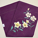 桔梗に撫子刺繍名古屋帯 帯裏