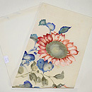 向日葵の図絽塩瀬名古屋帯　帯裏