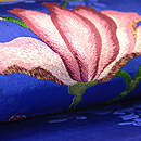 モクレンの刺繍名古屋帯 質感・風合