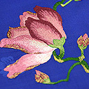 モクレンの刺繍名古屋帯 質感・風合