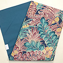 洋花模様染名古屋帯 帯裏