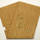 木目模様に千鳥塩瀬名古屋帯　帯裏