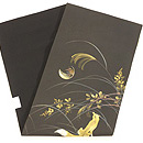 狐のお月見刺繍名古屋帯　帯裏