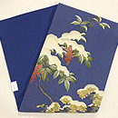 雪持ち南天名古屋帯　帯裏