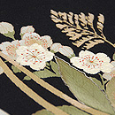 竹かごに春の盛り合わせ名古屋帯 質感・風合