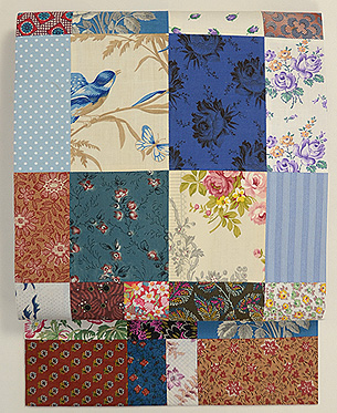 ヨーロッパ更紗名古屋帯