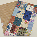 ヨーロッパ更紗名古屋帯　帯裏