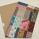 ヨーロッパ更紗名古屋帯　帯裏