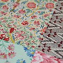 ヨーロッパ更紗名古屋帯　質感・風合