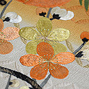 松に宝珠文刺繍名古屋帯 質感・風合