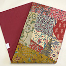 更紗切り継ぎ名古屋帯　帯裏