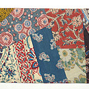 更紗切り継ぎ名古屋帯　前中心