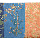 和の寄せ裂名古屋帯　前中心