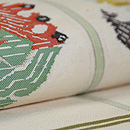 龍村平蔵製 甲比丹孔雀 質感・風合