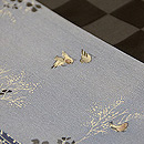 江戸小紋と市松寄せ裂名古屋帯　質感・風合