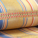 龍村平蔵製　龍村平蔵製　金銀無紋間道丸帯　質感・風合