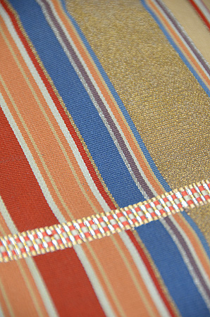 専用帯3373 ●龍村平蔵製 天平纐纈華文 高級 正絹 両面総柄 丸帯 封鳥華文錦」龍村平蔵製 袋帯 50,000円(税込)帯25-04-45