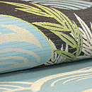 海賦模様絽織名古屋帯　質感・風合