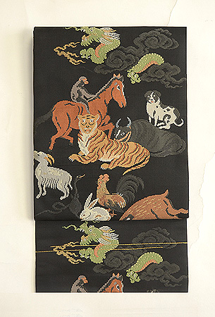 十二支織り名古屋帯