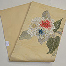 紫陽花刺繍紗名古屋帯　帯裏