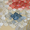 紫陽花刺繍紗名古屋帯　質感・風合