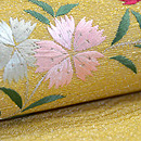 撫子刺繍荒磯文様紗織名古屋帯 質感・風合