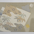 色紙つぎ名古屋帯　前中心