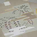 色紙つぎ名古屋帯　質感・風合