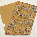 浦野理一紅型染め名古屋帯 帯裏