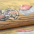 浦野理一紅型染め名古屋帯 質感・風合