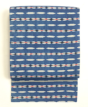 浦野理一 絵巻型染め名古屋帯