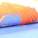 向日葵の図夏帯 質感・風合