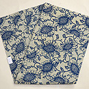 浦野理一作 菊唐草模様縮緬名古屋帯 帯裏