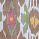 ウズベキスタン・アドラス羽織 質感・風合