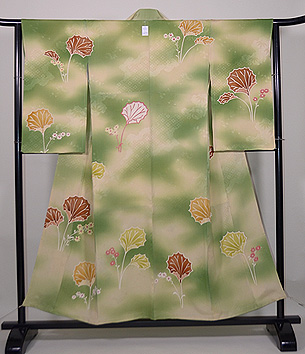 つわぶきの付下