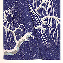 雪持ち柳訪問着　上前