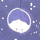 雪持ち柳訪問着　背紋