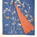 雪持ち笹に鳳凰江戸衣装直し訪問着　上前