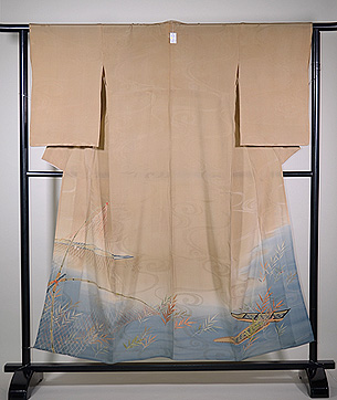 干網の図単衣付下