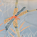 干網の図単衣付下　質感・風合