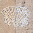 干網の図単衣付下　背紋