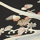 貝尽くし単衣黒留袖　質感・風合