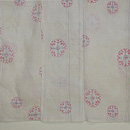 桜の花丸紋越後上布　上前