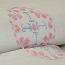 桜の花丸紋越後上布　質感・風合