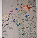 秋の野花の訪問着　上前