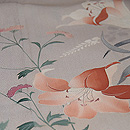 秋の野花の訪問着　質感・風合