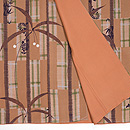 シナモン色秋の実り袷お散歩着 上前