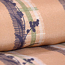 シナモン色秋の実り袷お散歩着 質感・風合