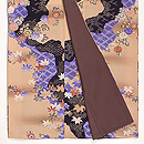 道長文様に菊、カエデの付下 上前